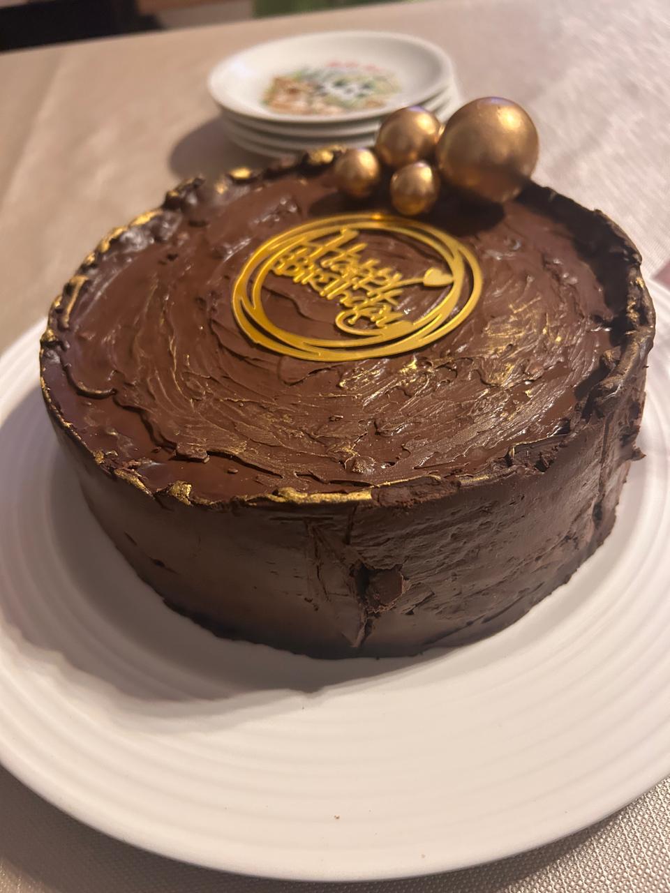 Gâteaux d’Anniversaire - Chocolat Noir – Génoise & ganache chocolat